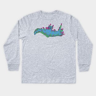 Sea Polysexual Kids Long Sleeve T-Shirt